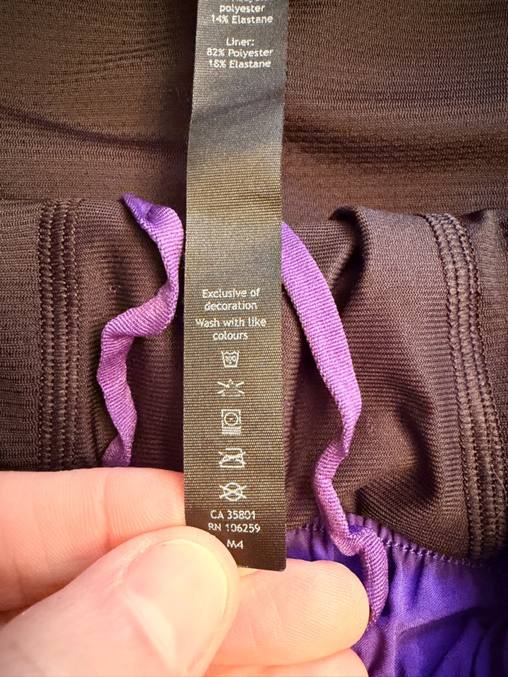 Lululemon Men’s Medium Surge Shorts Purple 6" Inseam Lined Run Workout - Picture 5 of 11